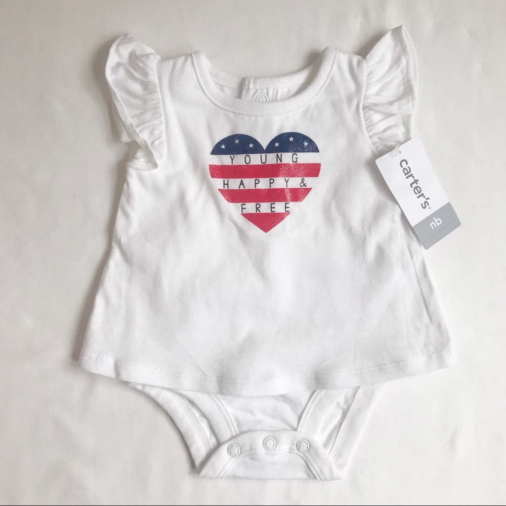 CARTERS American Heart Onesie
